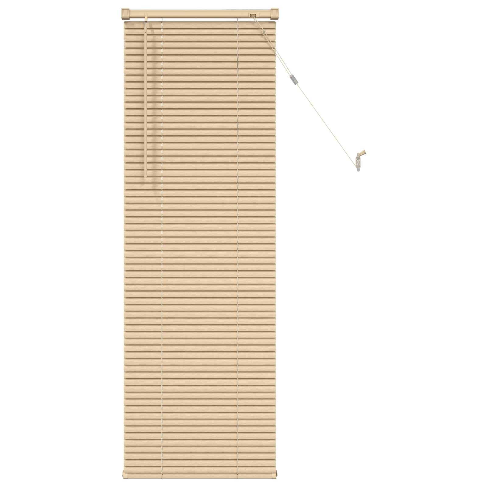 vidaXL Jalousie Hellbraun mit Muster 150 x 40 cm 25 mm PVC