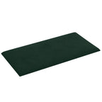 vidaXL Wandkopfteilen 12 pcs Dunkelgrün Samt