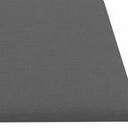 vidaXL Wandkopfteilen 12 pcs Hellgrau 60 x 15 cm Stoff