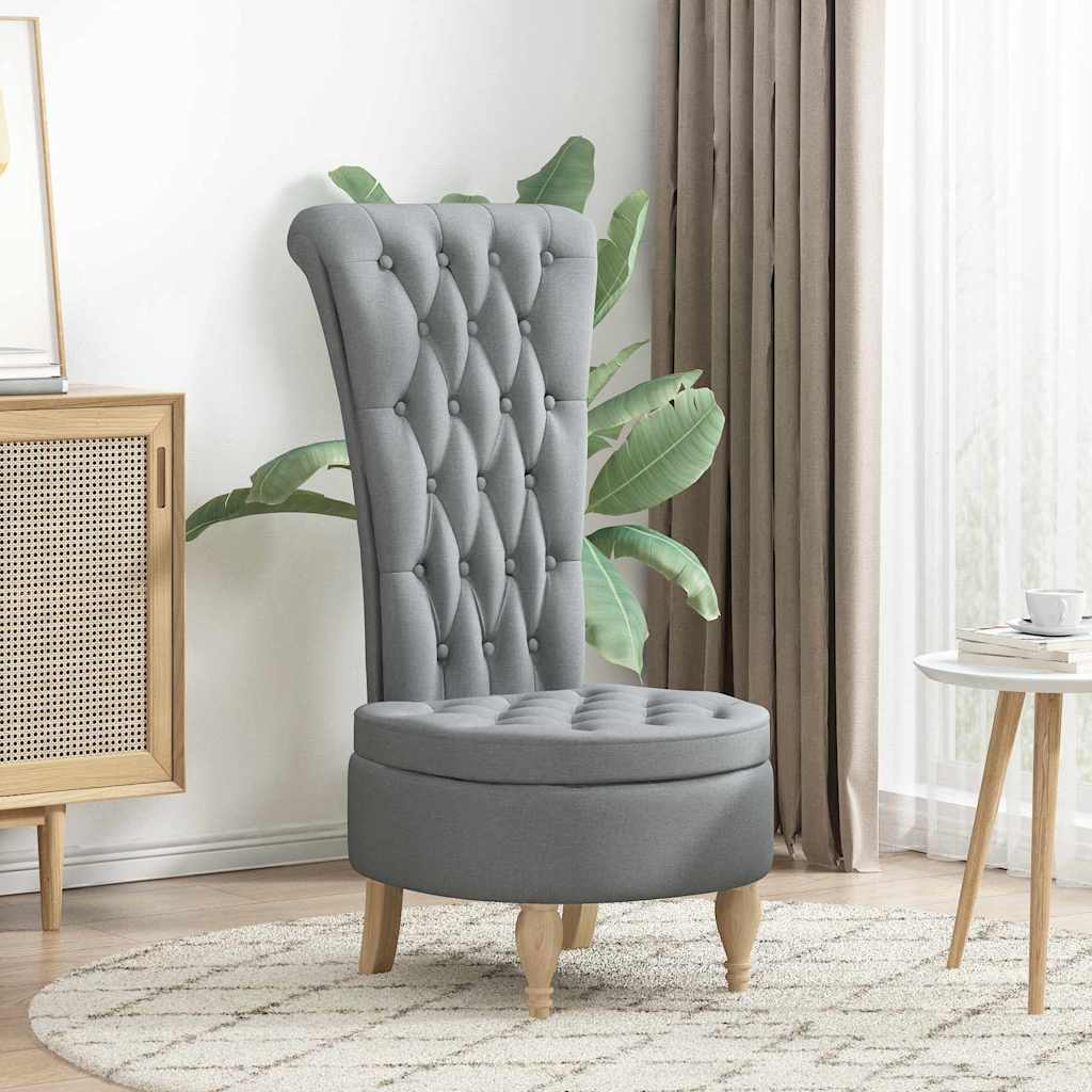 vidaXL Schlafsessel Hellgrau 56,5 x 70 x 110 cm Stoff