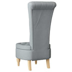 vidaXL Schlafsessel Hellgrau 56,5 x 70 x 110 cm Stoff