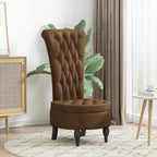 vidaXL Schlafsessel Braun 56,5 x 70 x 110 cm Kunstwildleder