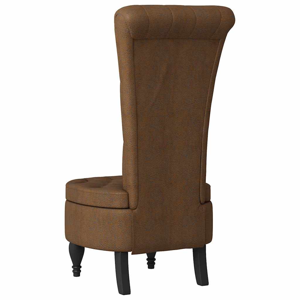 vidaXL Schlafsessel Braun 56,5 x 70 x 110 cm Kunstwildleder