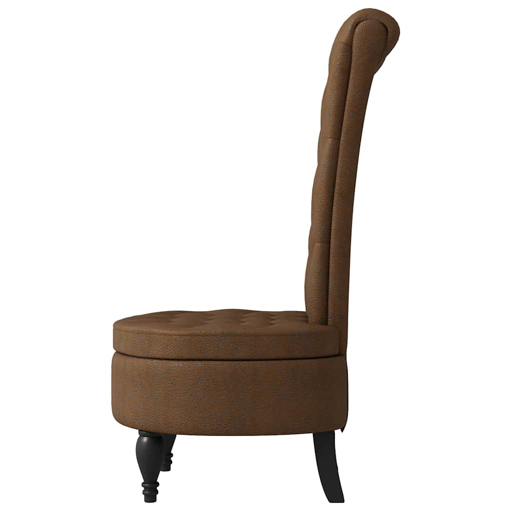 vidaXL Schlafsessel Braun 56,5 x 70 x 110 cm Kunstwildleder