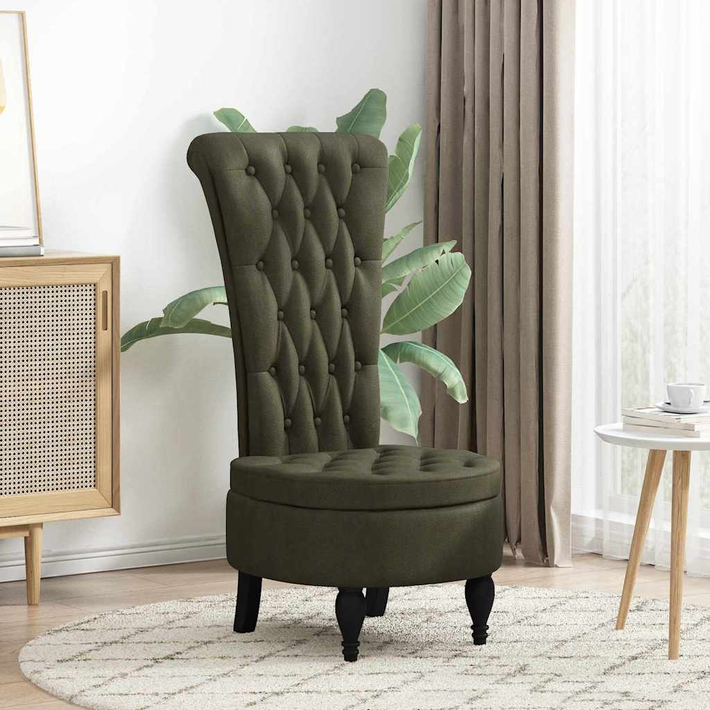 vidaXL Schlafsessel Olivegrün 56,5 x 70 x 110 cm Kunstwildleder