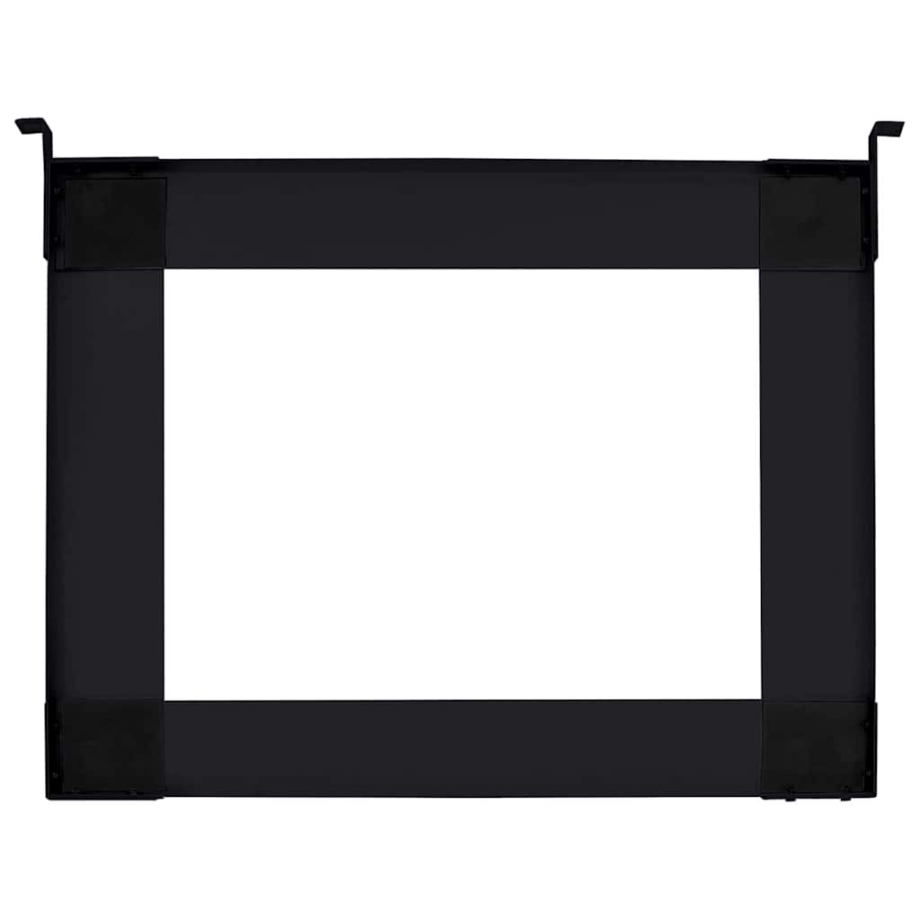 vidaXL Waschmaschinen-Podest Schwarz 64 x 55 x 32,5 cm Stahl