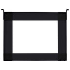 vidaXL Waschmaschinen-Podest Schwarz 64 x 55 x 32,5 cm Stahl