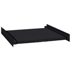 vidaXL Waschmaschinen Zwischenablage Schwarz 60 x 60 x 8 cm Stahl