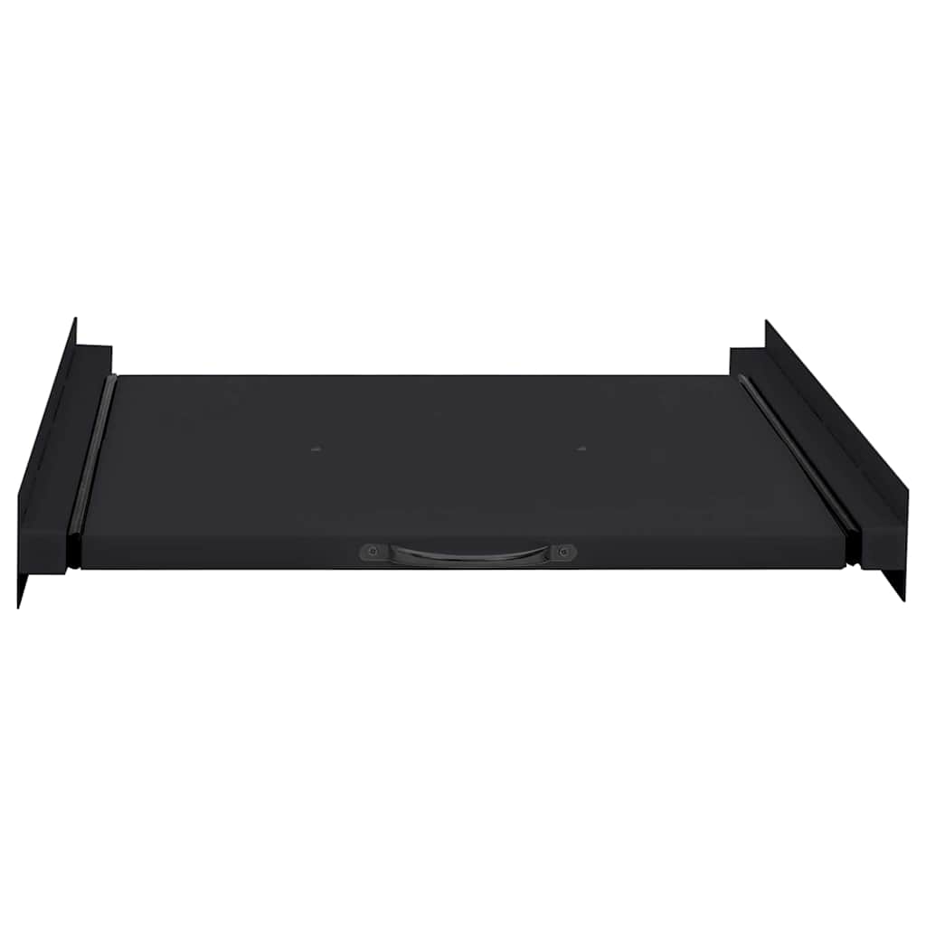 vidaXL Waschmaschinen Zwischenablage Schwarz 60 x 60 x 8 cm Stahl