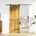 vidaXL Scheunentür Corona Honigbraun 70 x 210 cm Massives Kiefernholz