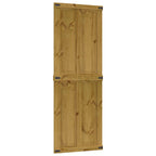 vidaXL Scheunentür Corona Honigbraun 70 x 210 cm Massives Kiefernholz