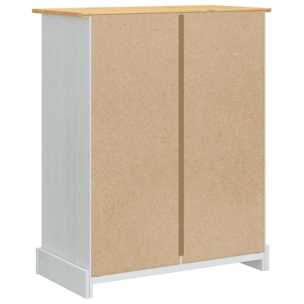vidaXL Aufbewahrungs-Truhen mit Speicher Corona Weiß 92 x 48 x 114 cm