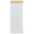 vidaXL Aufbewahrungs-Truhen mit Speicher Corona Weiß 92 x 48 x 114 cm