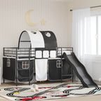 vidaXL Kinder-Etagenbett Schwarz 80 x 200 cm Metall