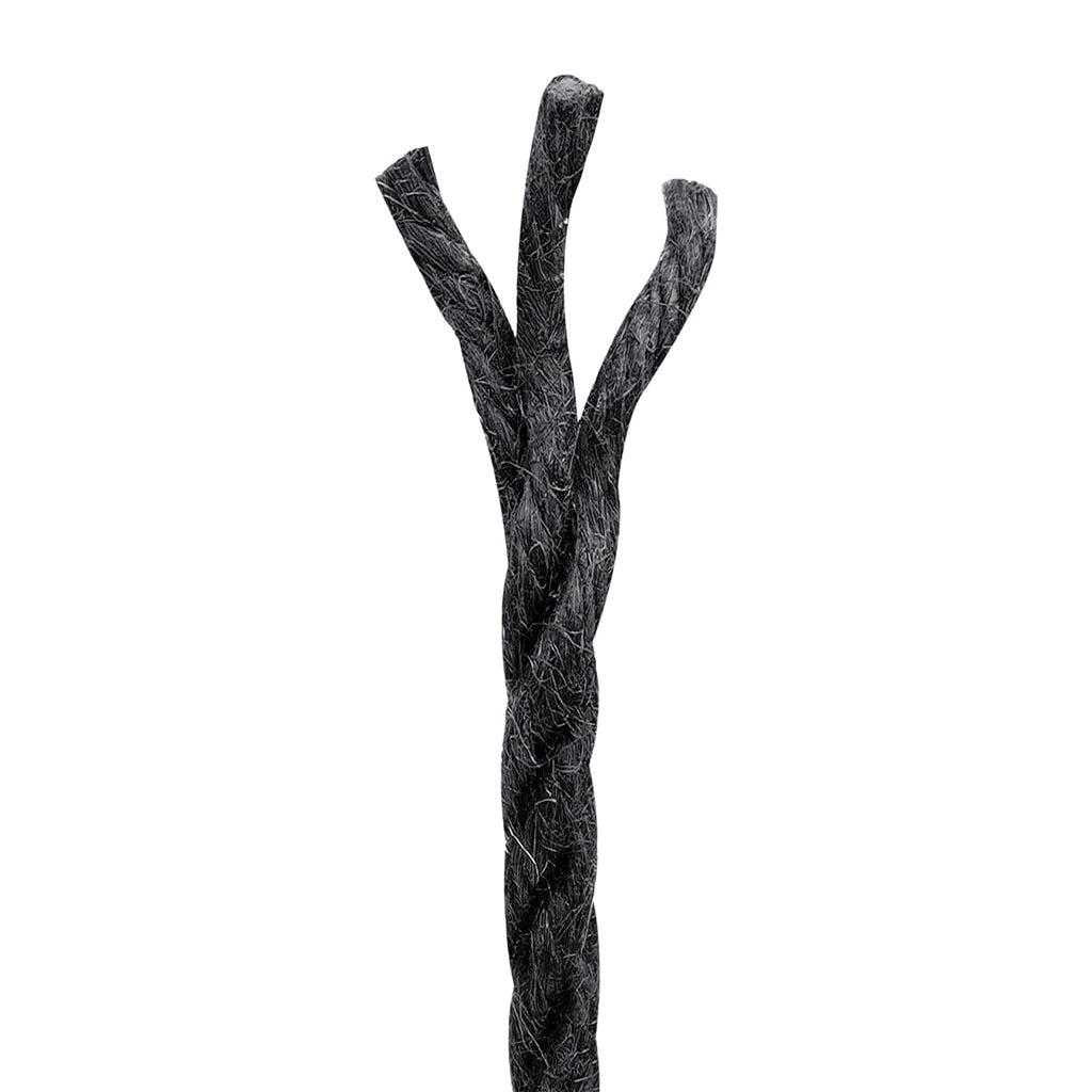 vidaXL Juteschnur 10 pcs 2 Schwarz 100% Tossa Jute