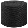 vidaXL Juteseil 8 Schwarz 100% Tossa Jute