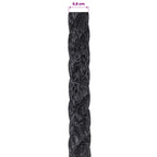 vidaXL Juteseil 8 Schwarz 100% Tossa Jute