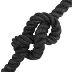 vidaXL Juteseil 16 Schwarz 100% Tossa Jute