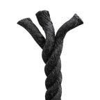 vidaXL Juteseil 20 Schwarz 100% Tossa Jute