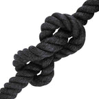 vidaXL Juteseil 30 Schwarz 100% Tossa Jute