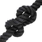 vidaXL Juteseil 36 Schwarz 100% Tossa Jute