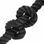 vidaXL Juteseil 40 Schwarz 100% Tossa Jute