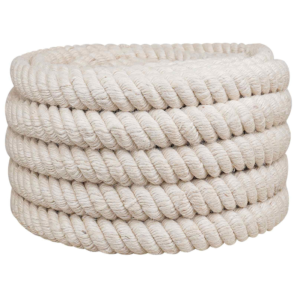 vidaXL Juteseil Weiß 100% Tossa Jute