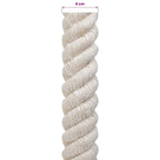 vidaXL Juteseil Weiß 100% Tossa Jute