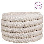 vidaXL Juteseil Weiß 100% Tossa Jute