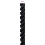 vidaXL Baumwollseil 250 m 10 Schwarz 100% Baumwolle