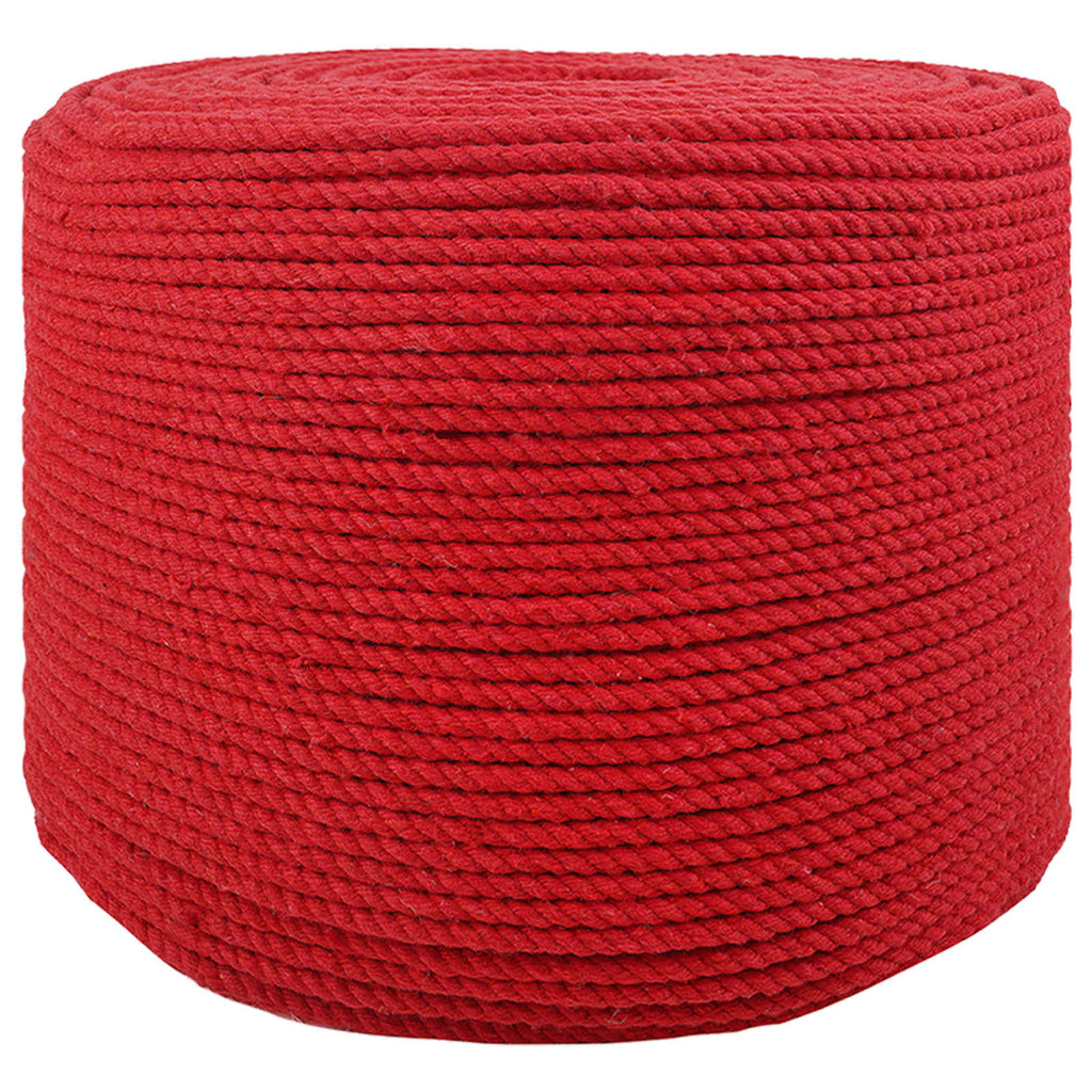 vidaXL Baumwollseil 25 m 6 Rot 100% Baumwolle