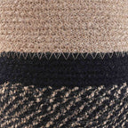 vidaXL Pflanztopfsatz 2 pcs Natürlich und Schwarz Ø 28 x 28 cm
