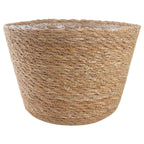 vidaXL Seegras Pflanzenkörbe 3 pcs Natur Ø26 x 19 cm 100% Seegras