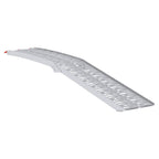 vidaXL Zusammenklappbare Motorradrampe 340 kg pro Rampe 2 Stk. Silber