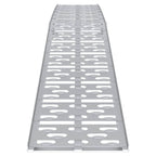 vidaXL Zusammenklappbare Motorradrampe 340 kg pro Rampe 2 Stk. Silber