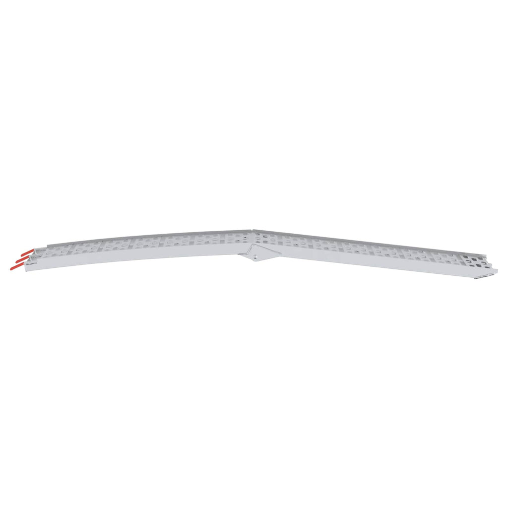 vidaXL Zusammenklappbare Motorradrampe 340 kg pro Rampe 2 Stk. Silber