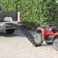 vidaXL Zusammenklappbare Motorradrampe 340 kg pro Rampe 2 pcs Schwarz