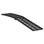 vidaXL Zusammenklappbare Motorradrampe 340 kg pro Rampe 2 pcs Schwarz