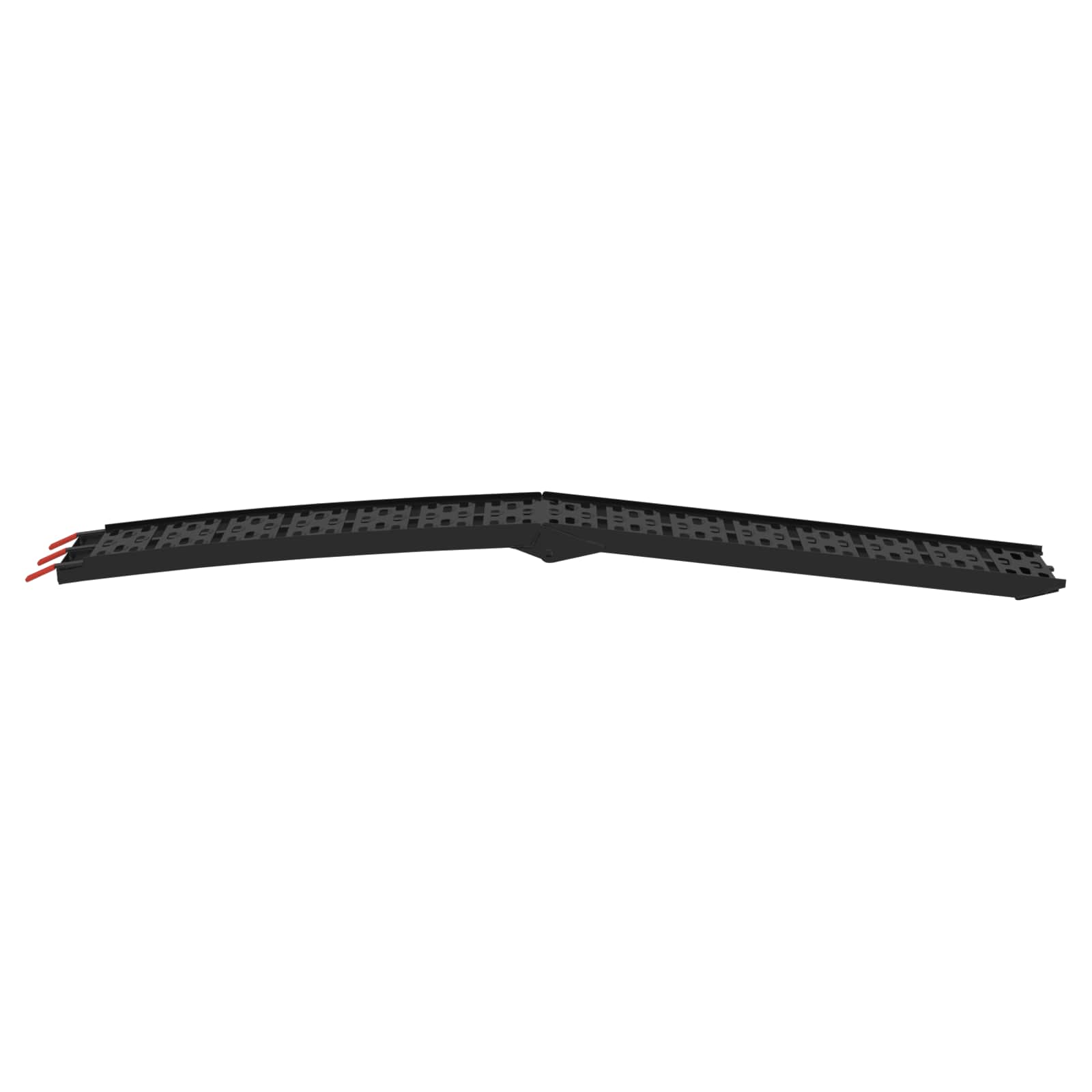 vidaXL Zusammenklappbare Motorradrampe 340 kg pro Rampe 2 pcs Schwarz