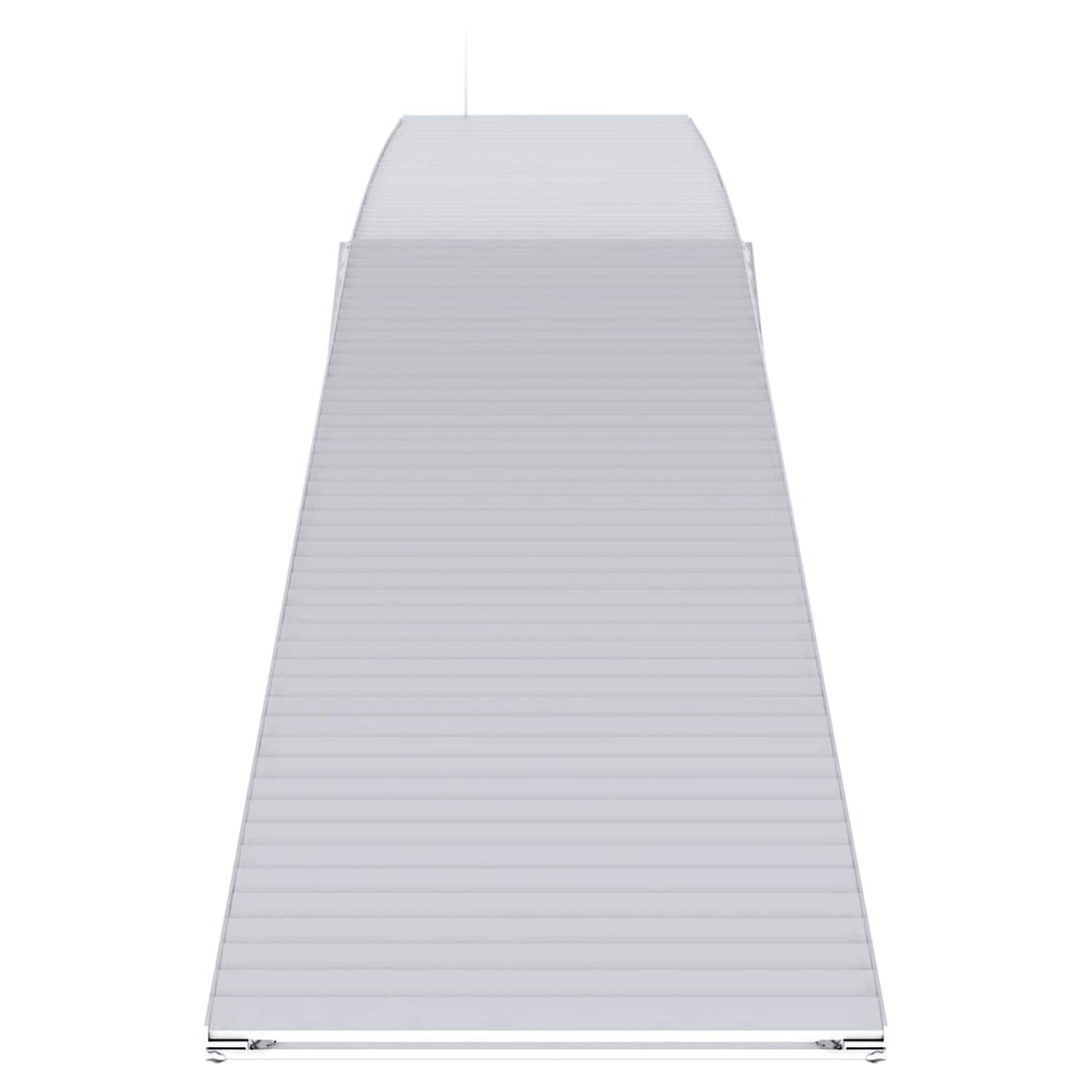 vidaXL Motorradrampe 680 kg 2 pcs Silber 205 x 28 x 5 cm Aluminium