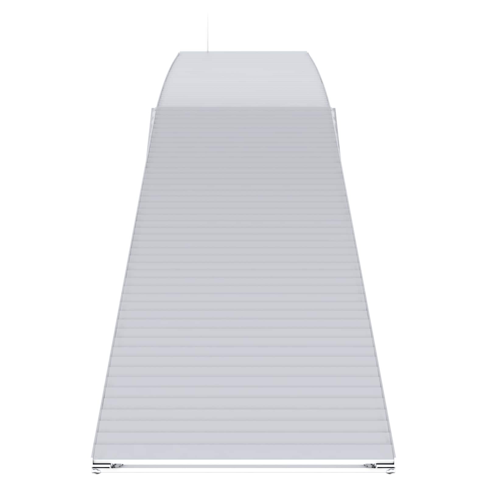 vidaXL Motorradrampe 680 kg 2 pcs Silber 205 x 28 x 5 cm Aluminium