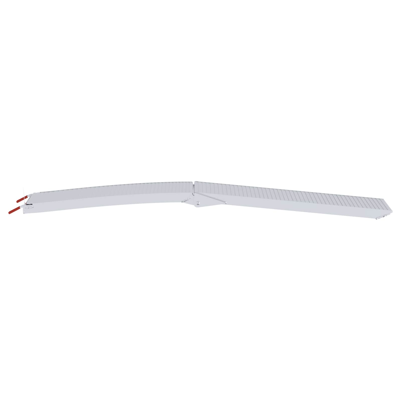 vidaXL Motorradrampe 680 kg 2 pcs Silber 205 x 28 x 5 cm Aluminium