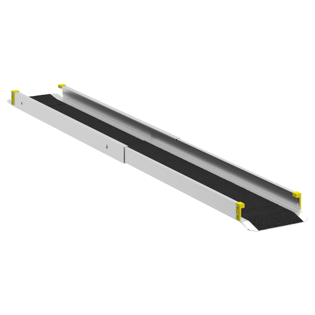 vidaXL Rampe für Rollstühle 270 kg 2 pcs Schwarz 152 x 19 x 5,5 cm