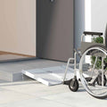 vidaXL Rampe für Rollstühle 270 kg Silber 62 x 73 x 5 cm Aluminium