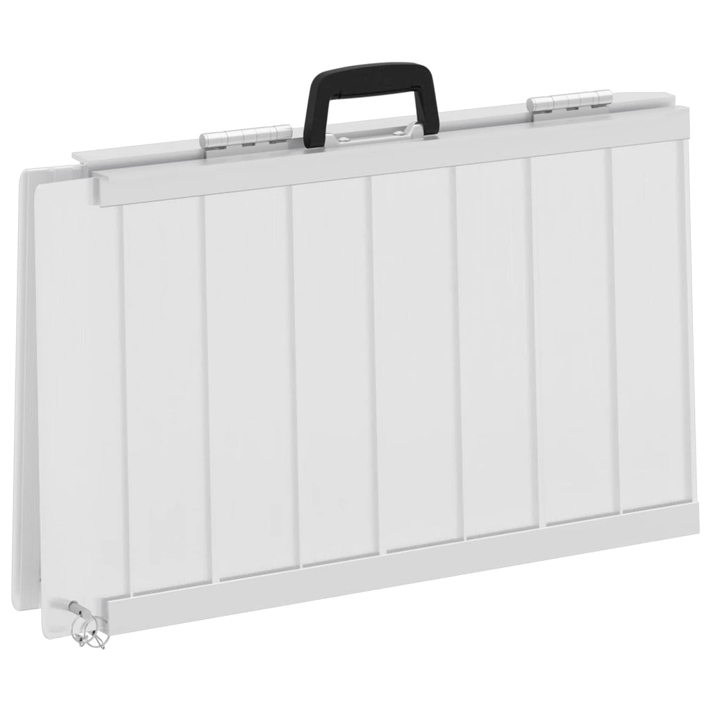 vidaXL Rampe für Rollstühle 270 kg Silber 62 x 73 x 5 cm Aluminium