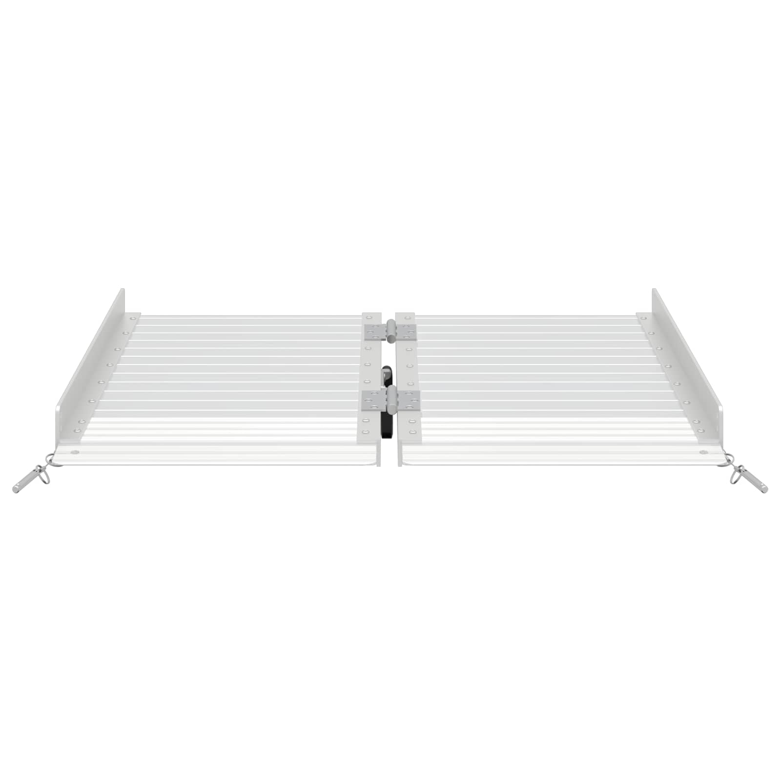 vidaXL Rampe für Rollstühle 270 kg Silber 62 x 73 x 5 cm Aluminium