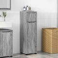 vidaXL Badezimmerschrank mit Regal Graues Sonoma 30,5 x 30 x 101 cm
