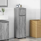 vidaXL Badezimmerschrank mit Regal Graues Sonoma 30,5 x 30 x 101 cm