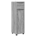 vidaXL Badezimmerschrank mit Regal Graues Sonoma 30,5 x 30 x 101 cm