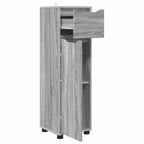 vidaXL Badezimmerschrank mit Regal Graues Sonoma 30,5 x 30 x 101 cm